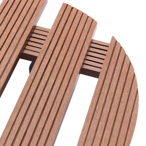 vidaXL Plant Dolly 2 pcs Brown Ø30x7.5 cm WPC