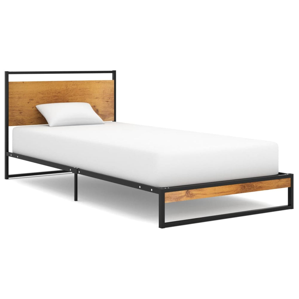 vidaXL Metal Bed Frame 100x200 cm
