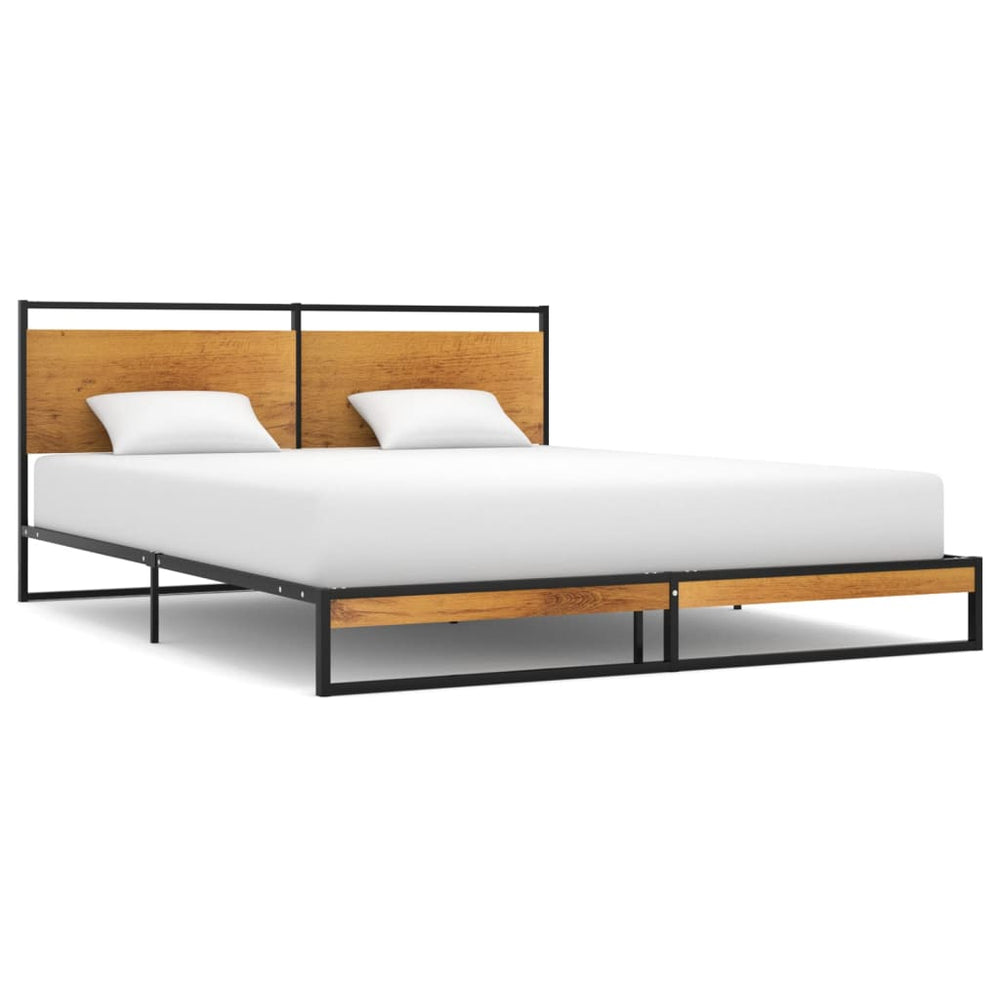 vidaXL Metal Bed Frame 140x200 cm