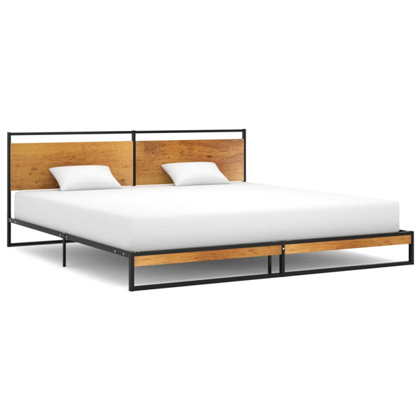 vidaXL Metal Bed Frame 200x200 cm