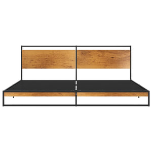 vidaXL Metal Bed Frame 200x200 cm