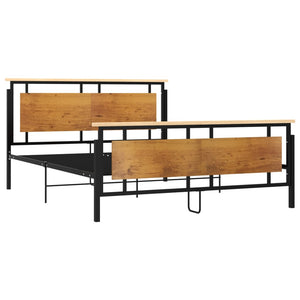 vidaXL Metal Bed Frame 160x200 cm