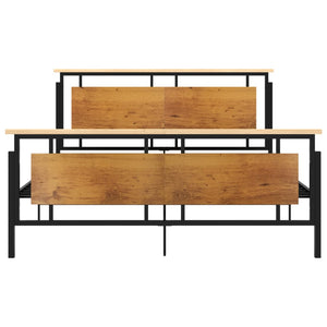 vidaXL Metal Bed Frame 160x200 cm