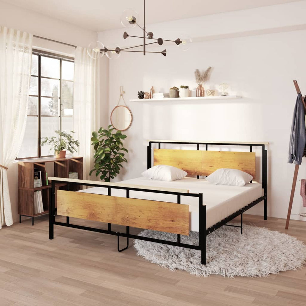 vidaXL Metal Bed Frame 180x200 cm