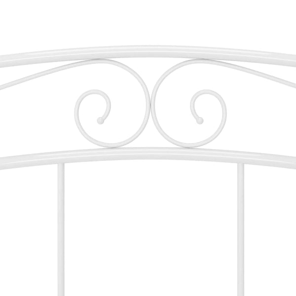 vidaXL Bed White Metal 200x200 cm