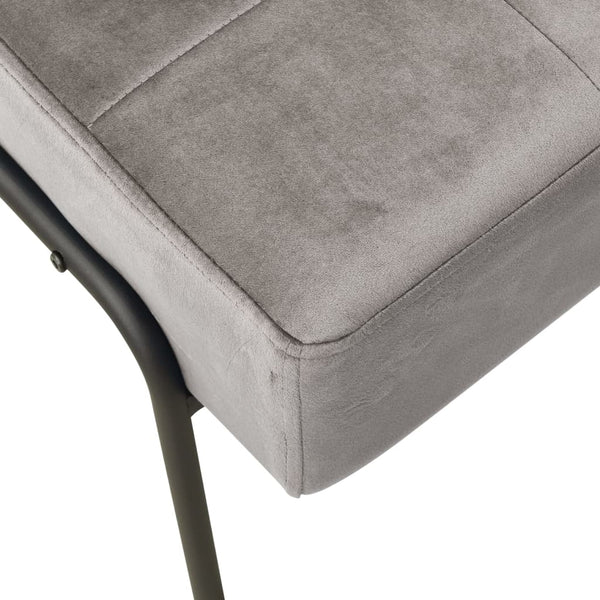 vidaXL Relax Armchair 65x79x87 cm Light Grey Velvet