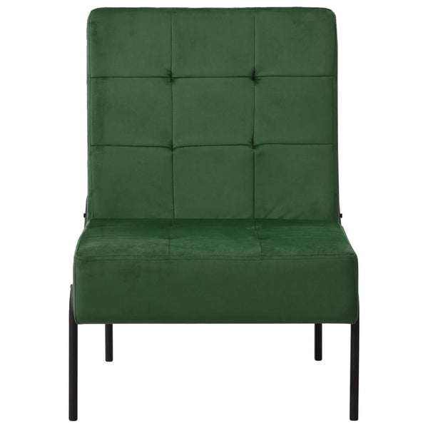 vidaXL Relax Chair 65x79x87 cm Dark Green Velvet