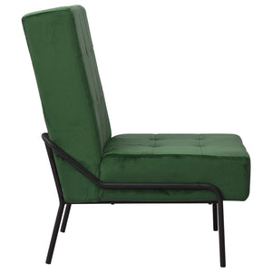 vidaXL Relax Chair 65x79x87 cm Dark Green Velvet