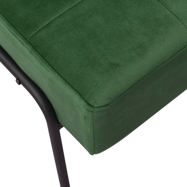 vidaXL Relax Chair 65x79x87 cm Dark Green Velvet