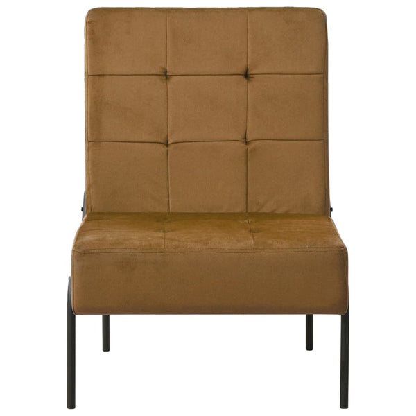 vidaXL Relax Armchair 65x79x87 cm Brown Velvet