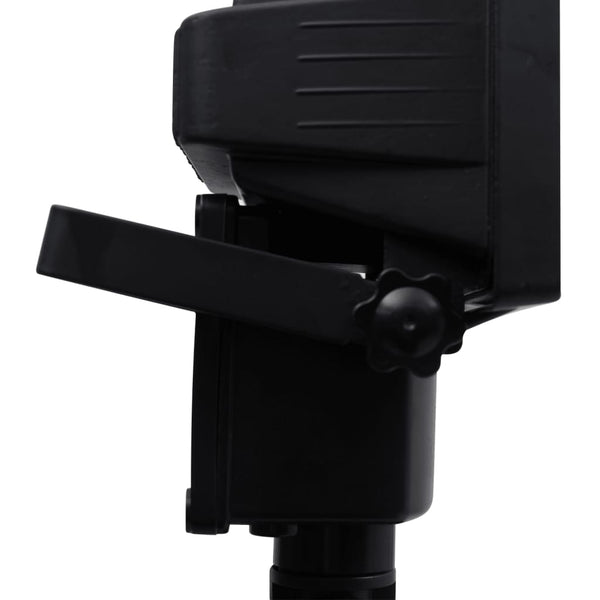 vidaXL Solar LED Garden Spotlight with Motion Sensor Black