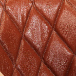 Ledersessel Braun Mango Massivholz