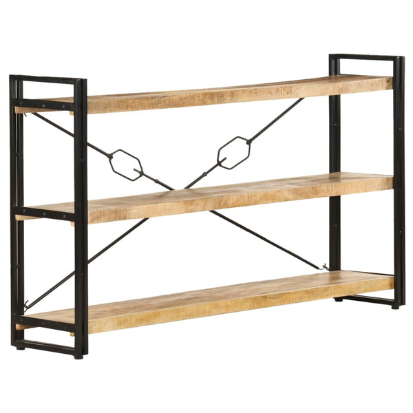 Massivholz Bücherregal Mango 140 cm