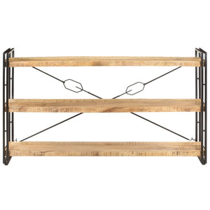 Massivholz Bücherregal Mango 140 cm