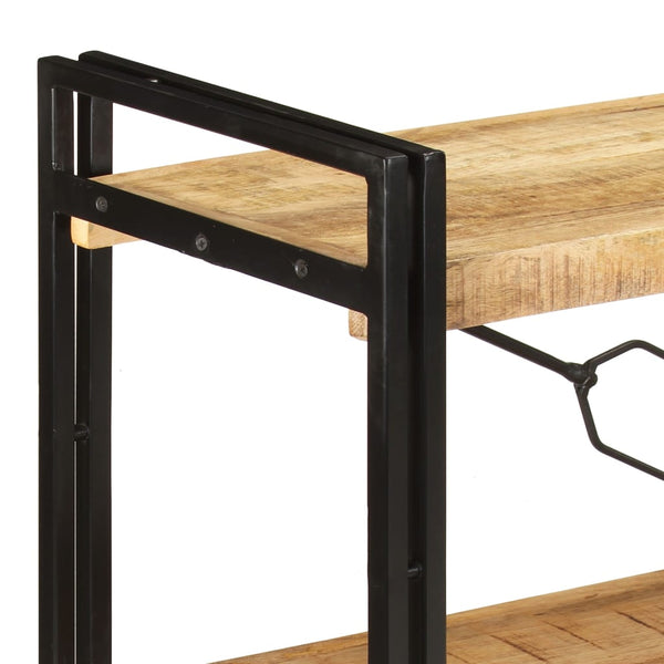 Massivholz Bücherregal Mango 140 cm