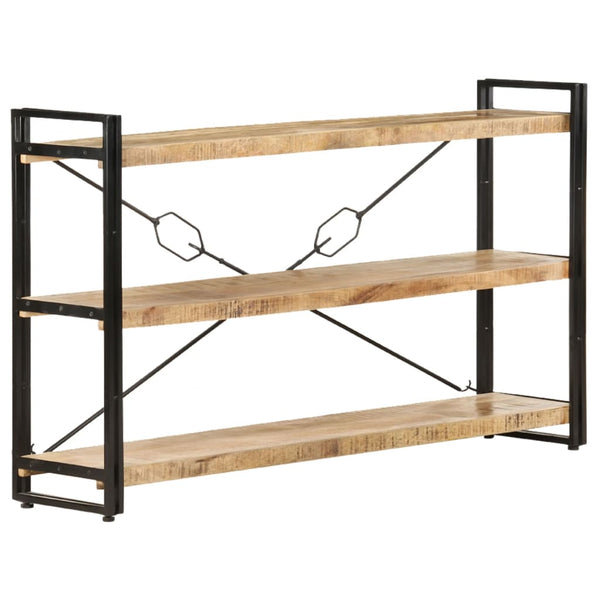 Massivholz Bücherregal Mango 140 cm