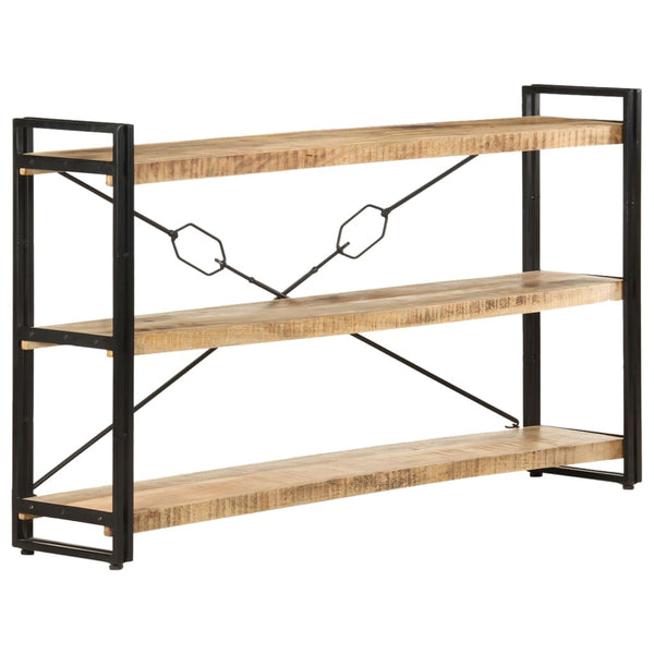 Massivholz Bücherregal Mango 140 cm