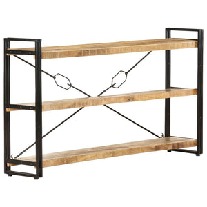 Massivholz Bücherregal Mango 140 cm