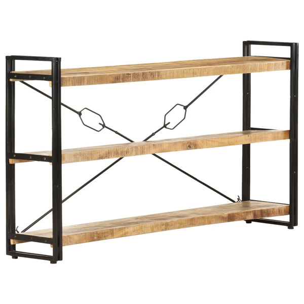 Massivholz Bücherregal Mango 140 cm