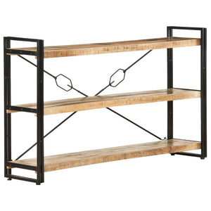 Massivholz Bücherregal Mango 140 cm