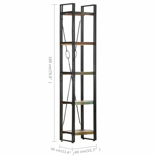 Bücherregal Massivholz Altholz 180cm