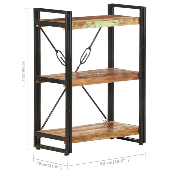 Bücherregal Altholz Massiv 60x80 cm