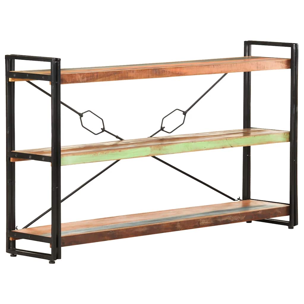 Massivholz Bücherregal Altholz 140x80cm