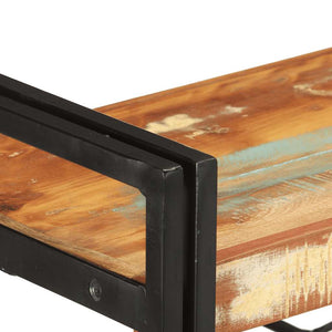 Massivholz Bücherregal Altholz 140x80cm