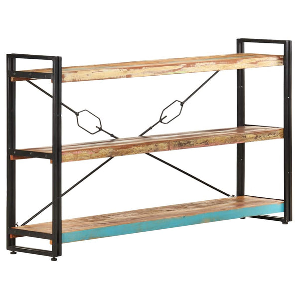 Massivholz Bücherregal Altholz 140x80cm