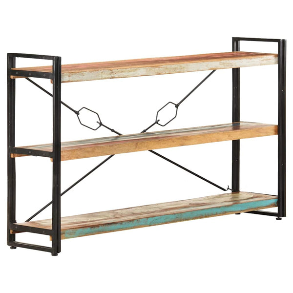 Massivholz Bücherregal Altholz 140x80cm