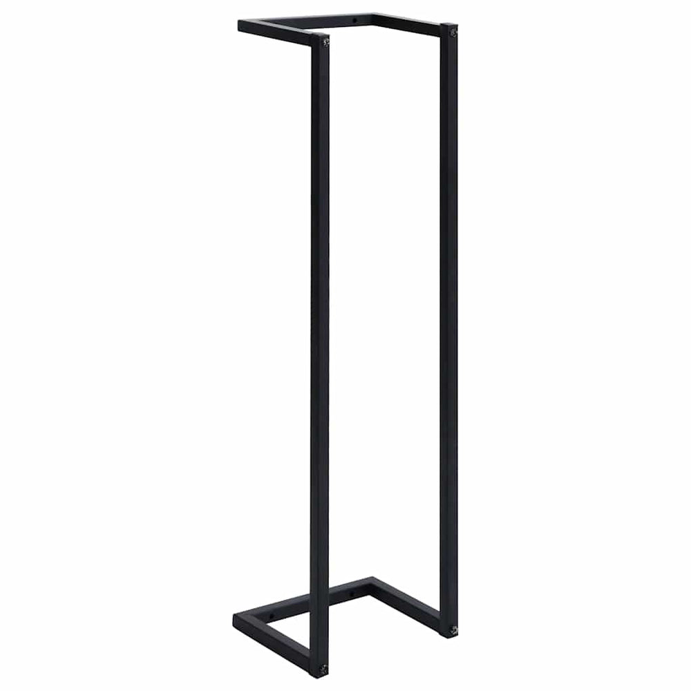 vidaXL Towel Rack Black 25x20x95 cm Iron