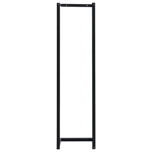vidaXL Towel Rack Black 25x20x95 cm Iron