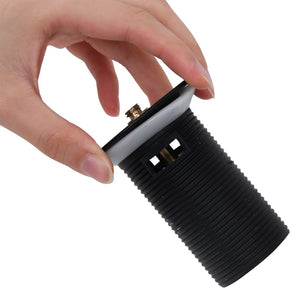 vidaXL Drain Waste Kit with Overflow Black 6.4x6.4x9.1 cm
