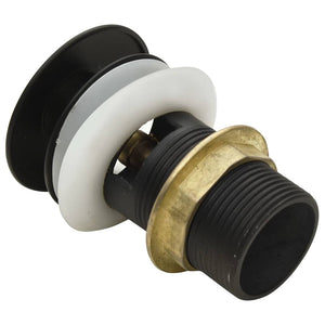 vidaXL Drain Set with Overflow Grey 6.4x6.4x9.1 cm