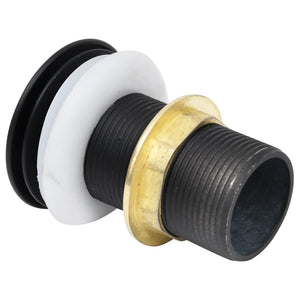 vidaXL Waste Kit without Overflow Black 6.4x6.4x9.1 cm