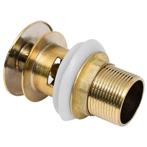 vidaXL Drain Waste without Overflow Golden 6.4x6.4x9.1 cm