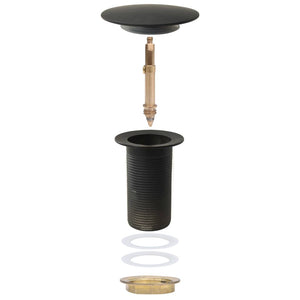 vidaXL Waste Kit without Overflow Gray 6.4x6.4x9.1 cm