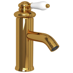 vidaXL Basin Mixer Golden 130x180 mm