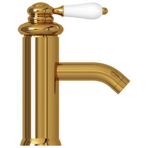 vidaXL Basin Mixer Golden 130x180 mm