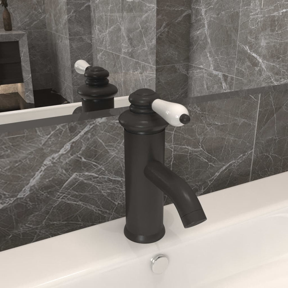 vidaXL Wash Basin Tap Grey 130x180 mm