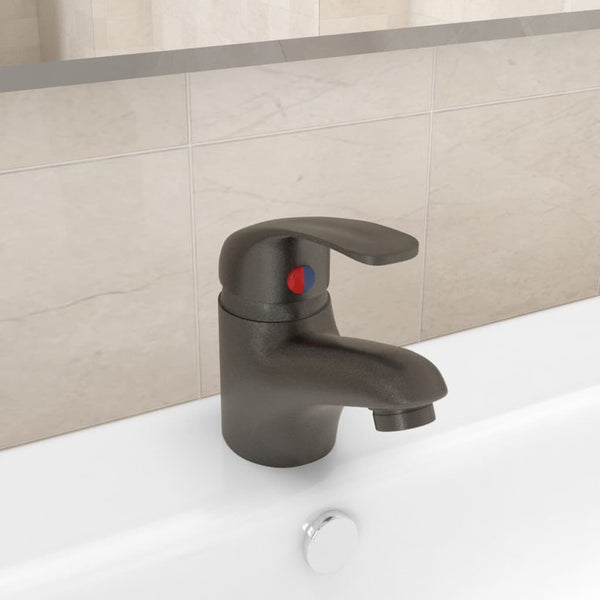 vidaXL Mixer Tap Grey 13x10 cm