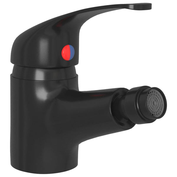 vidaXL Bathroom Bidet Faucet Black 13x12 cm
