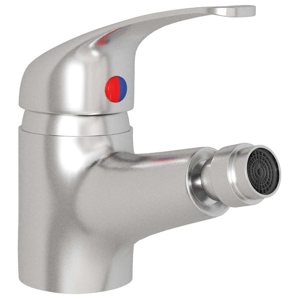 vidaXL Bathroom Bidet Faucet Silver 13x12 cm