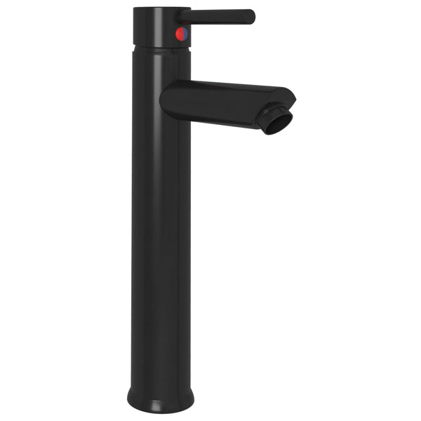 vidaXL Bathroom Faucet Black 12x30 cm