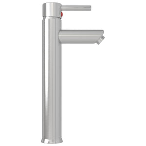 vidaXL Bathroom Mixer Tap Silver 12x30 cm