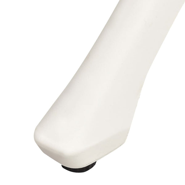 vidaXL Garden Table White 78x78x72 cm Cast Aluminum