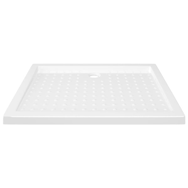 vidaXL Shower Tray Anti-Slip White 90x70x4 cm ABS