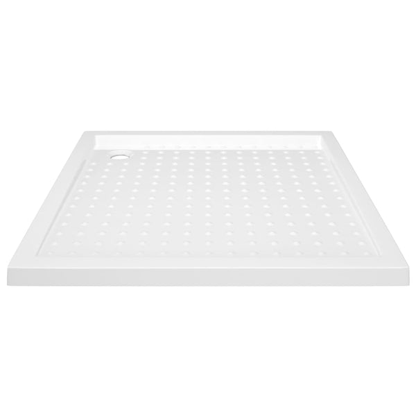 vidaXL Shower Tray Anti-Slip White 90x90x4 cm ABS