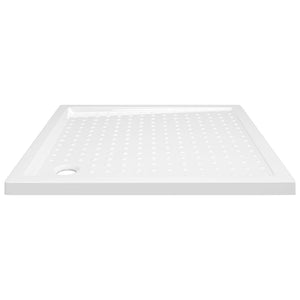 vidaXL Shower Tray Anti-Slip White 90x90x4 cm ABS