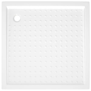 vidaXL Shower Tray Anti-Slip White 90x90x4 cm ABS